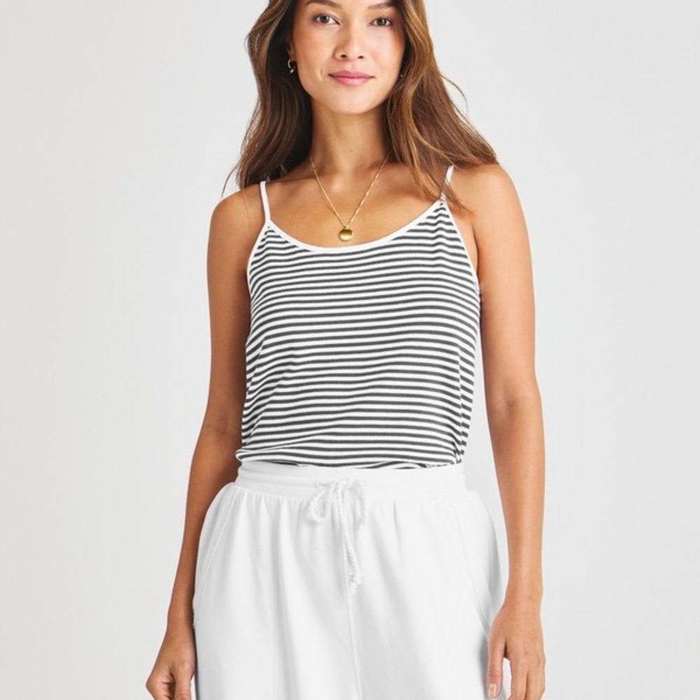 Splendid Stripe Knit Beach‎ Tank